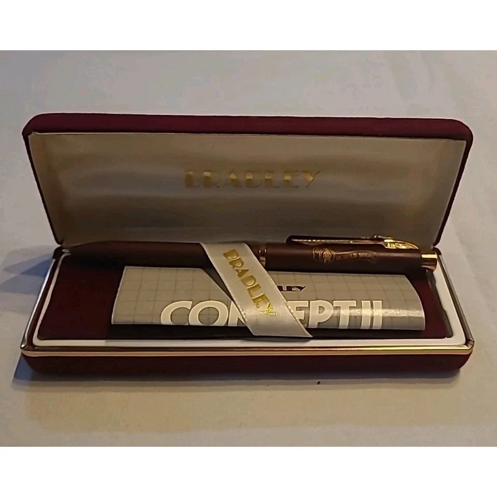 Bradley Burgundy Ballpoint Pen Set Concept 2 The Pencil-pen